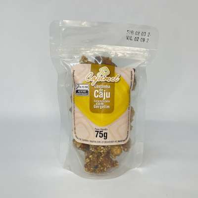 Castanha de Caju Caramelizada com Gergelim – 75 g