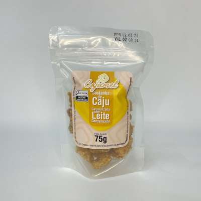Castanha de Caju Caramelizada com Leite Condensado – 75 g