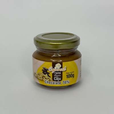 Pasta de Castanha de Caju com Chocolate 70% – 100 g