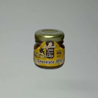 Pasta de Castanha de Caju com Chocolate 70% – 40 g