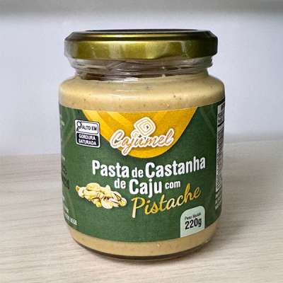 Pasta de Castanha de Caju com Pistache - 220g
