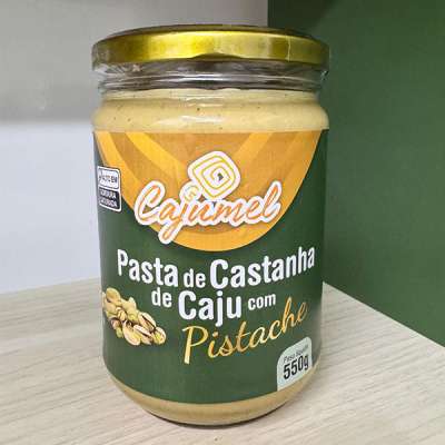 Pasta de Castanha de Caju com Pistache - 550g