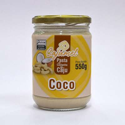 Pasta de Castanha de Caju Natural com Coco
