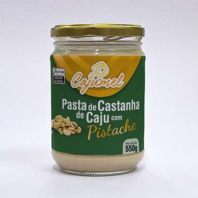 Mantequilla de anacardos y pistachos